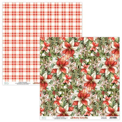Mintay Holly Jolly 12x12 Inch Scrapbooking Paper Set (MT-HOL-07) - Postage as per Actual
