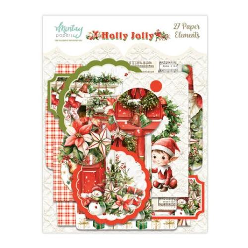 Mintay Holly Jolly Paper Elements (27 pcs) (MT-HOL-LSCE)