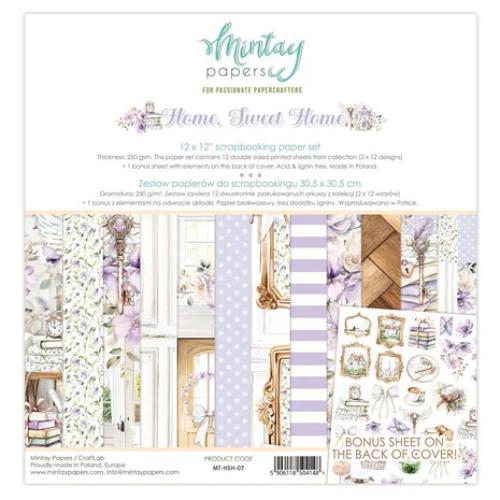 Mintay - 12 x 12 Paper Set - Home, Sweet Home - Postage as per Actual