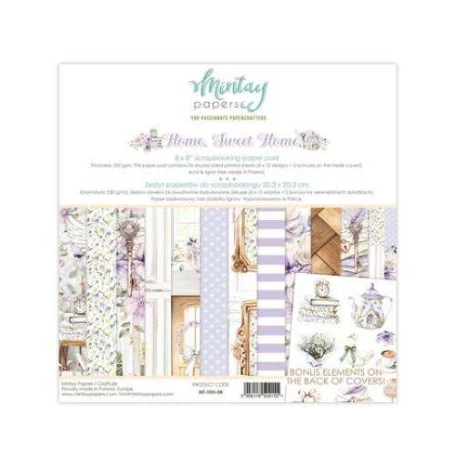 Mintay - 8 x 8  Paper Pad - Home, Sweet Home