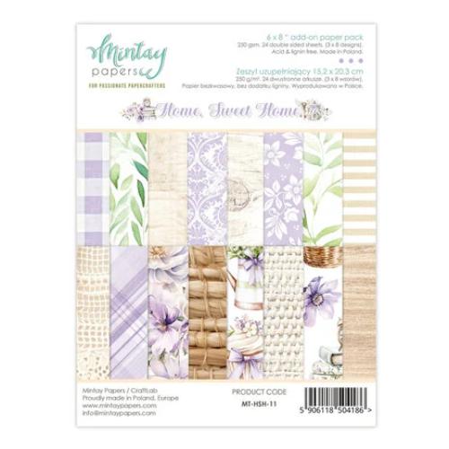 Mintay - 6 x 8 Add-On Paper Pad - Home, Sweet Home