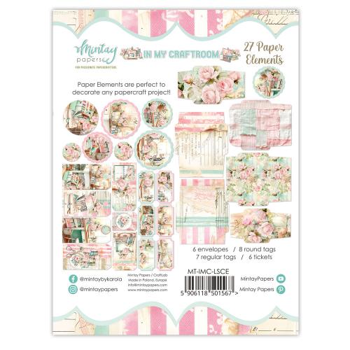 Mintay - Paper Elements - In My Craftroom, 27 pcs