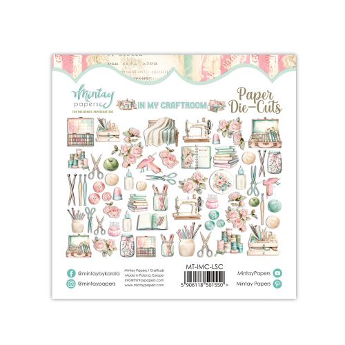 Mintay - Paper Die-Cuts - In My Craftroom, 60 pcs