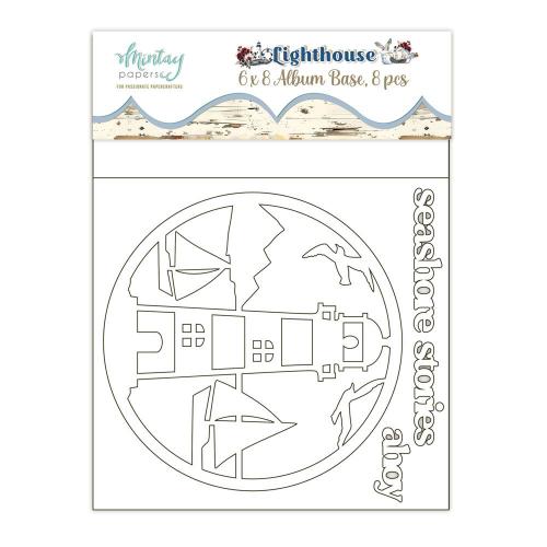 6 x 8 Chipboard Album - Lighthouse - Postage as per Actual
