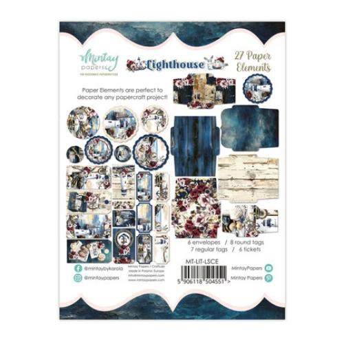 Mintay - Paper Die-Cuts - Lighthouse, 60 pcs
