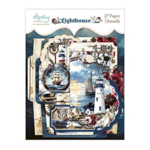 Mintay - Paper Elements - Lighthouse, 27 pcs
