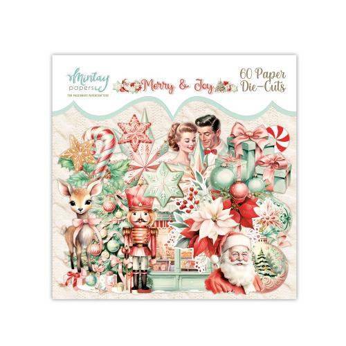 Mintay - Paper Die-Cuts - Merry & Joy, 60 pcs