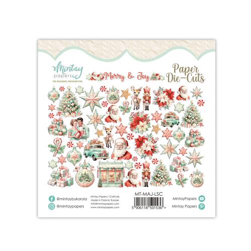 Mintay - Paper Die-Cuts - Merry & Joy, 60 pcs