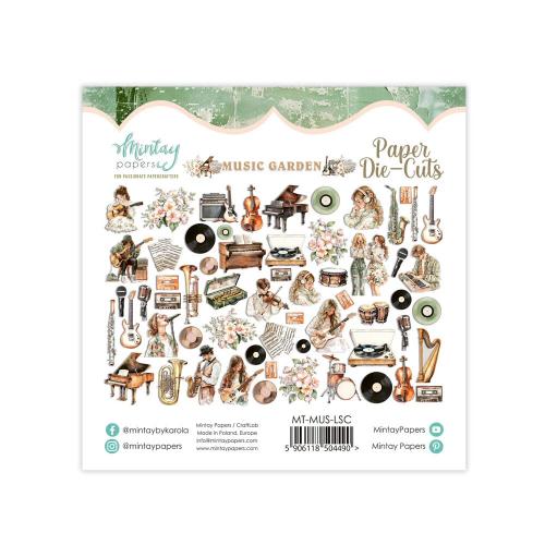 Mintay - Paper Die-Cuts - Music Garden, 60 pcs