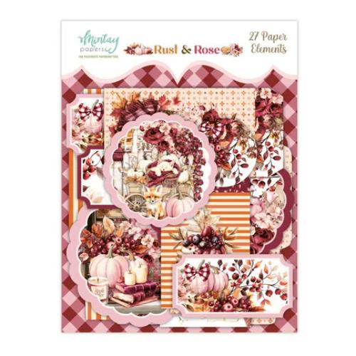 Mintay Rust & Rose Paper Elements (27pcs) (MT-RAR-LSCE)