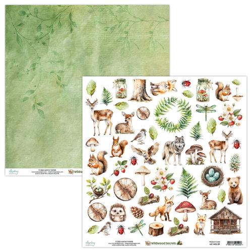 Mintay - 12 x 12 Paper Set - Wildwood Secrets - Postage as per Actual