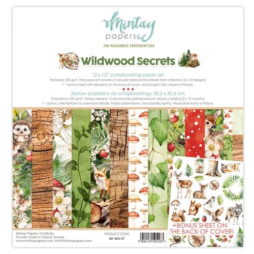 Mintay - 12 x 12 Paper Set - Wildwood Secrets - Postage as per Actual
