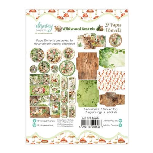 Mintay - Paper Elements - Wildwood Secrets, 27 pcs