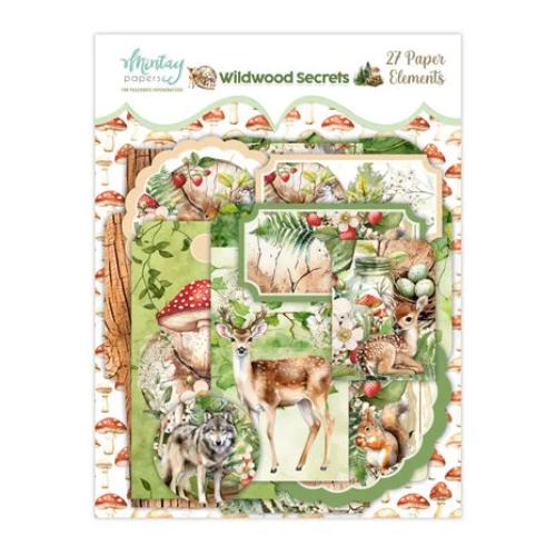Mintay - Paper Die-Cuts - Wildwood Secrets, 60 pcs