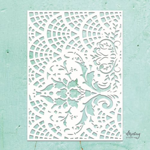 Mintay Kreativa - 6 x 8 Stencil - Lacey