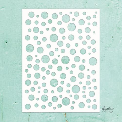 Mintay Kreativa - 6 x 8 Stencil - Bubbles