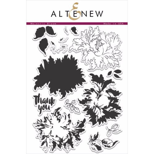Altenew - Majestic Bloom Stamp Set - Krafters Cart