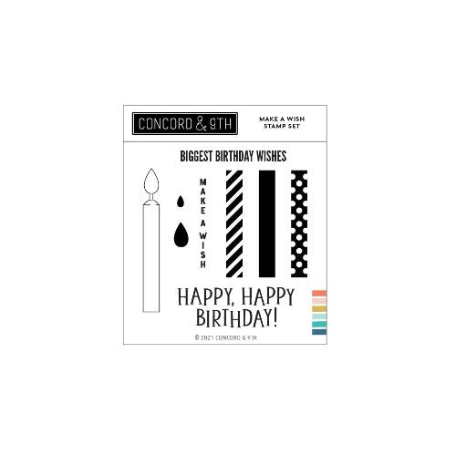 Concord & 9th - Make a Wish Stamp Set (4X4)