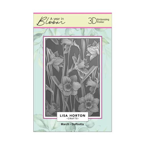 Lisa Horton Crafts 5” x 7” 3D Embossing Folders