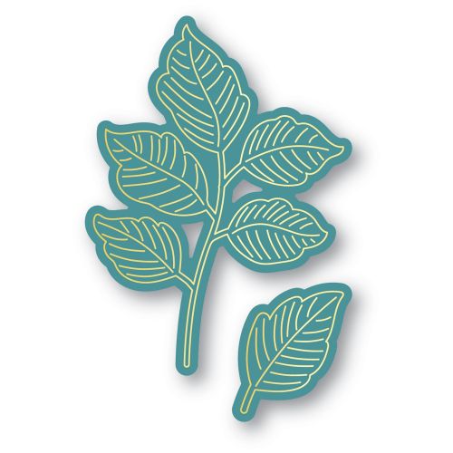 Memory Box - Exquisite Leaves Hot Foil Plate and Dies