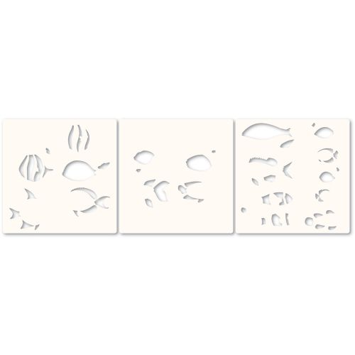 Memory Box - Ocean Fish Stencil