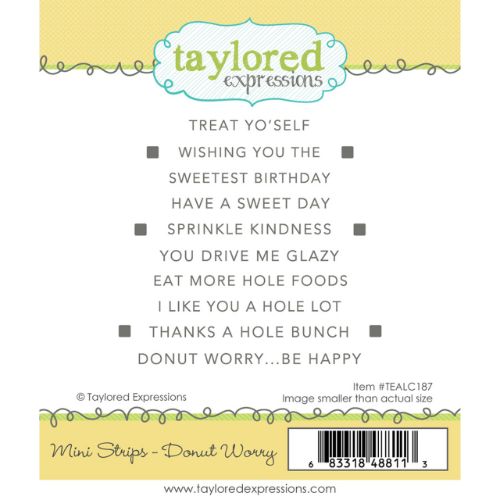 Taylored Expressions - Mini Strips - Donut Worry