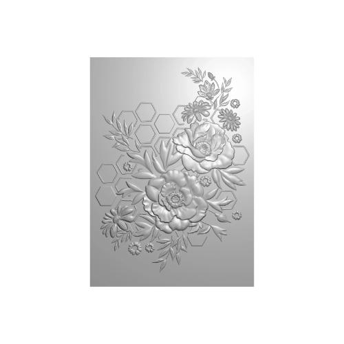 Crafter's Companion Flora & Fauna 3D Embossing Folder 5x7 Inch Sweet Flora (NG-FF-3D-EF5-SWFL)