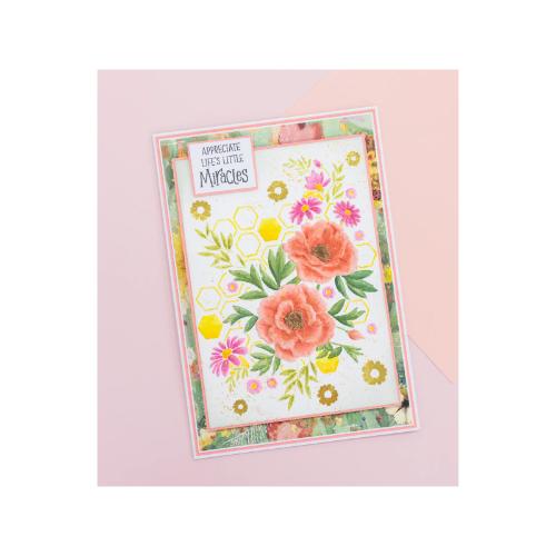 Crafter's Companion Flora & Fauna 3D Embossing Folder 5x7 Inch Sweet Flora (NG-FF-3D-EF5-SWFL)