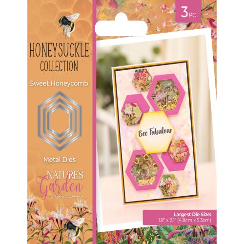 Crafter's Companion Honeysuckle Metal Dies Sweet Honeycomb