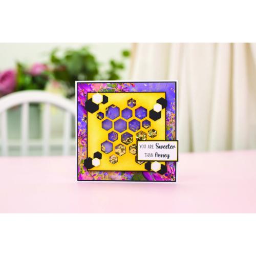 Crafter's Companion Honeysuckle Metal Dies Wildflower Honeycomb