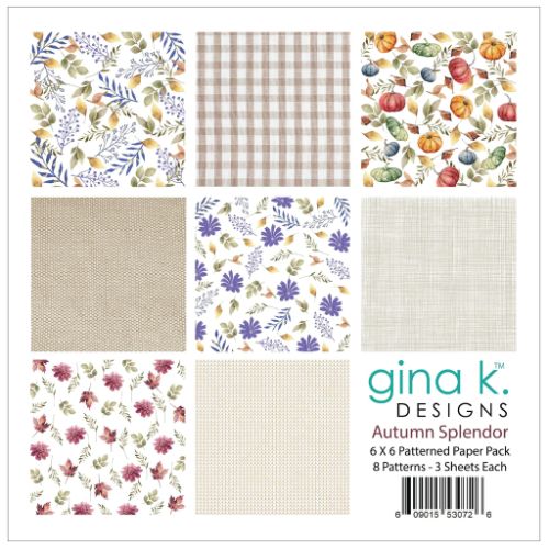Gina K Designs - PATTERNED PAPER- Autumn Splendor