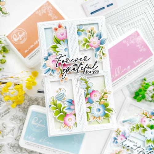 Pinkfresh Studio - Essentials: Double Stitched Rectangles die