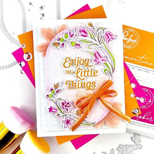 Pinkfresh Studio - Double Stitched Elongated Oval die