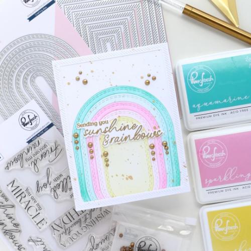 Pinkfresh Studio - Double Stitched Elongated Oval die