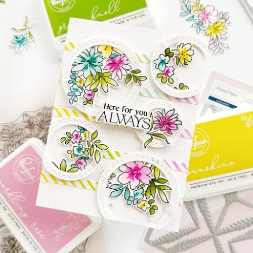 Pinkfresh Studio - Double Stitched Circle die