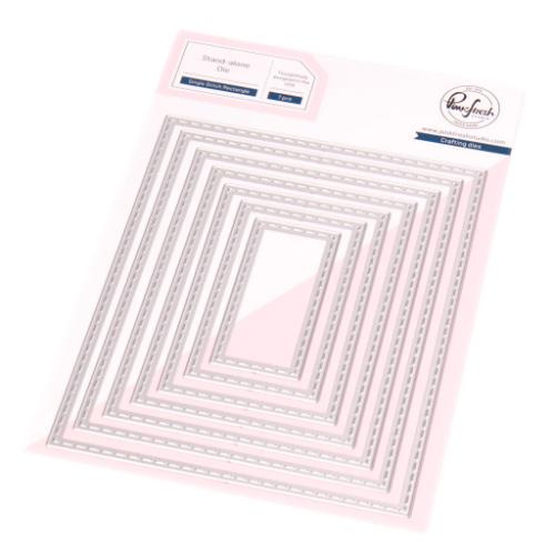 Pinkfresh Studio - Essentials: Single Stitch Rectangle die