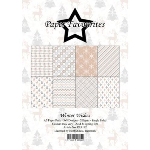 Paper Favourites Winter Wishes A5 Paper Pad (PFA192)