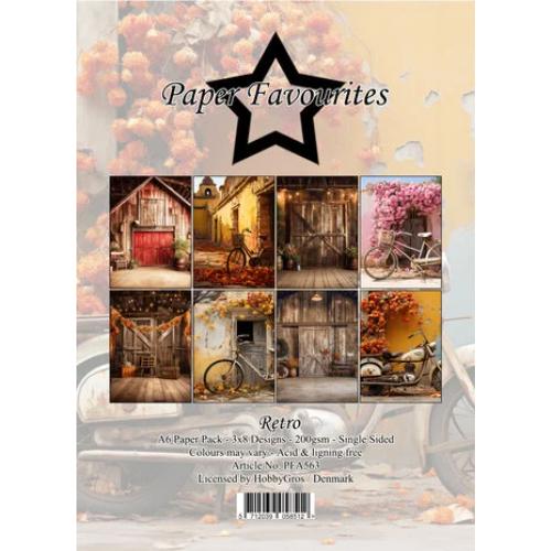 Paper Favourites - A6 Paper Pack Retro (PFA563)