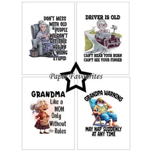 Paper Favourites - A6 Paper Pack Funny Quotes #1 (PFA565)