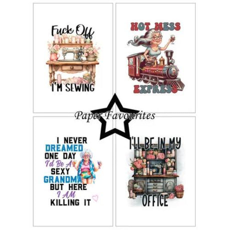 Paper Favourites - A6 Paper Pack Funny Quotes #2 (PFA566)