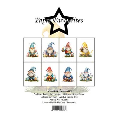 Paper Favourites - A6 Paper Pack Easter Gnomes (PFA568)