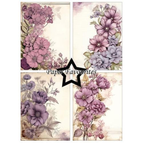 Paper Favourites - A6 Paper Pack Vintage Mauve (PFA575)