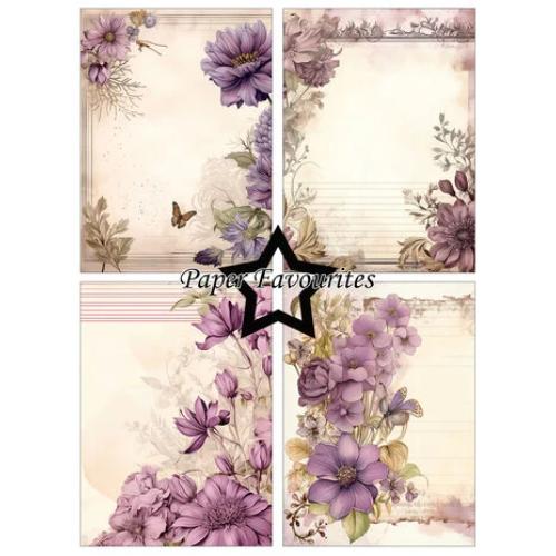 Paper Favourites - A6 Paper Pack Vintage Mauve (PFA575)