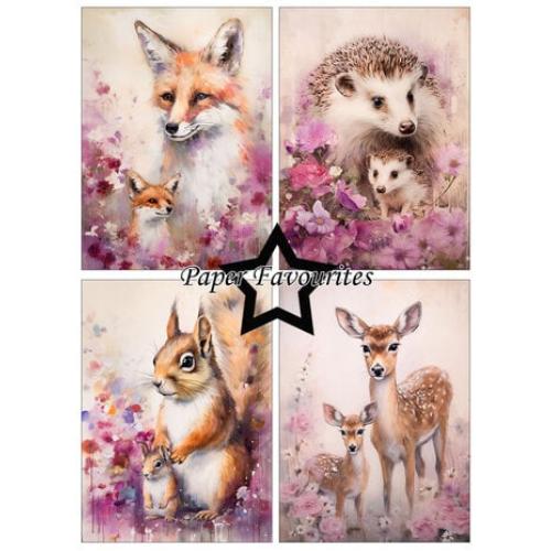 Paper Favourites - A6 Paper Pack Wildlife (PFA580)