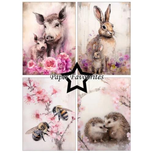 Paper Favourites - A6 Paper Pack Wildlife (PFA580)