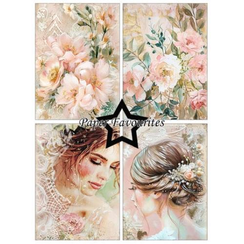 Paper Favourites - A6 Paper Pack Wedding Art (PFA584)