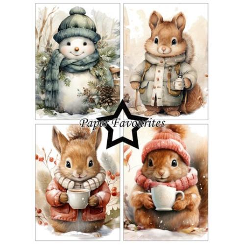 Paper Favourites - A6 Paper Pack Winter Cuteness (PFA588)
