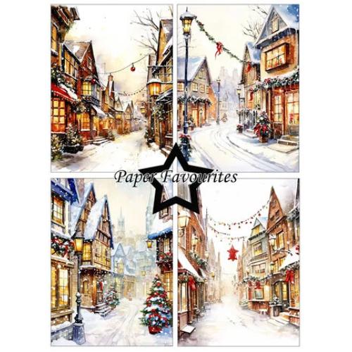 Paper Favourites Christmas Main Street A6 Paper Pad (PFA589)