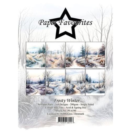 Paper Favourites Frosty Winter A6 Paper Pad (PFA590)