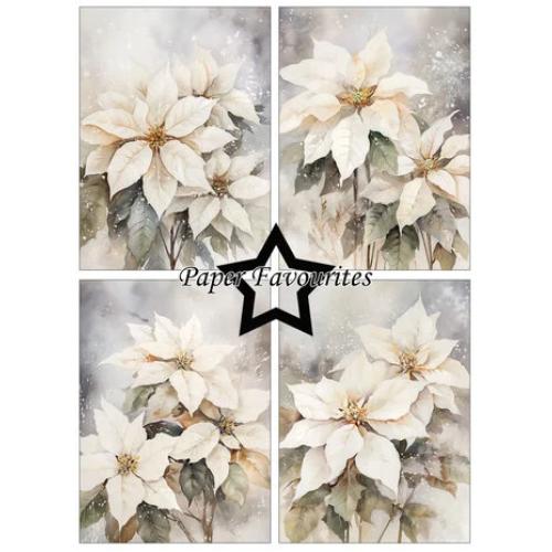Paper Favourites Poinsettia A6 Paper Pad (PFA595)